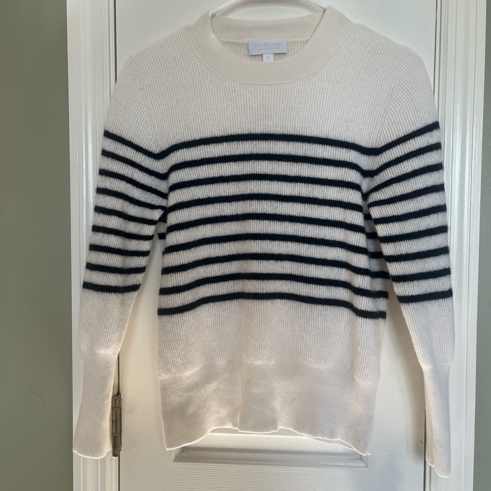 White Label Wool blend Striped Sweatshirt small bin1